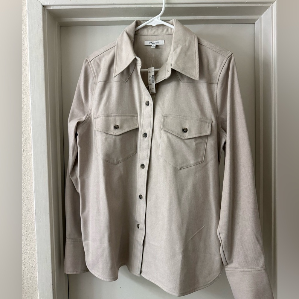 Madewell Light Tan Utility Jacket